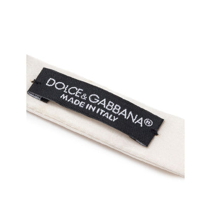 White Silk Bowty-Dolce & Gabbana-LabelTerrace.com