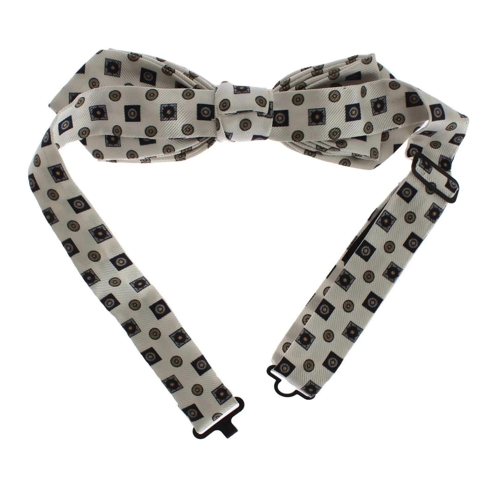 White Silk Bowtie Leather Men Belt Gift Box-Dolce & Gabbana-LabelTerrace.com