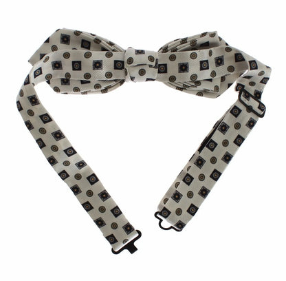 White Silk Bowtie Leather Men Belt Gift Box-Dolce & Gabbana-LabelTerrace.com