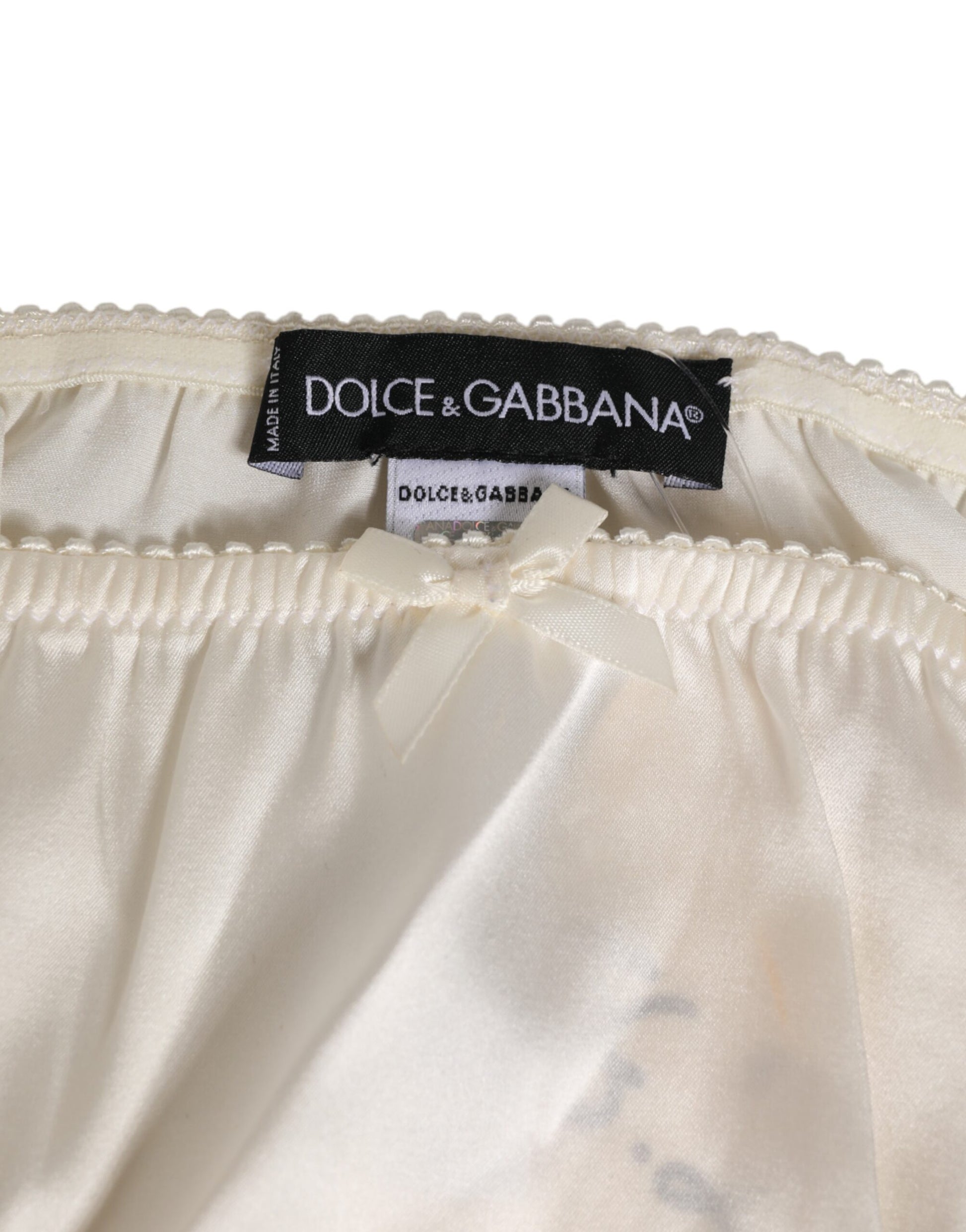 White Silk Satin Lingerie Panty Underwear