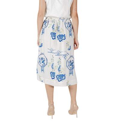 White Viscose Skirt