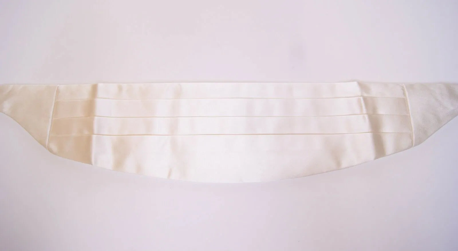 White Waist Tuxedo Smoking Belt Cummerbund-Dolce & Gabbana-LabelTerrace.com