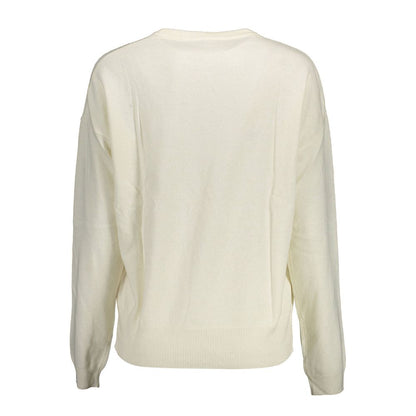 White Wool Sweater-U.S. POLO ASSN.-LabelTerrace.com