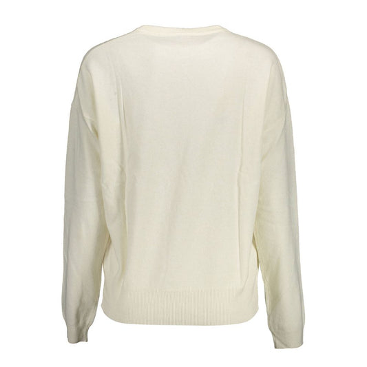 White Wool Sweater-U.S. POLO ASSN.-LabelTerrace.com