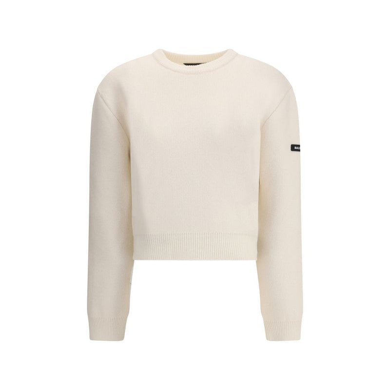 White Wool Sweatshirt