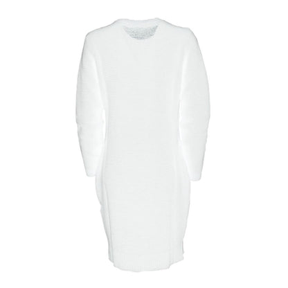 White Wool Women's Knit Dress