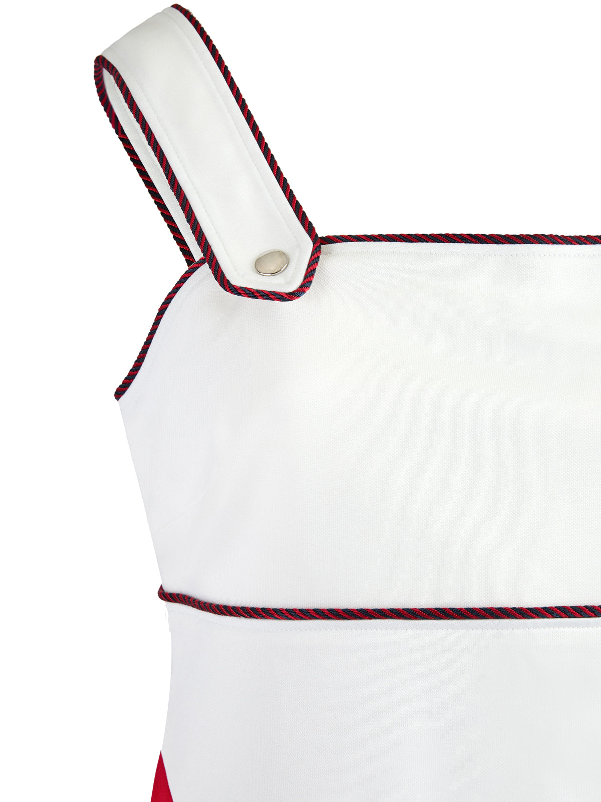 White polyester and Cotton short dress-Gucci-LabelTerrace.com