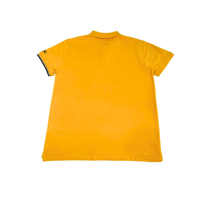 Yellow Cotton Men Polo Shirt-Iceberg-LabelTerrace.com