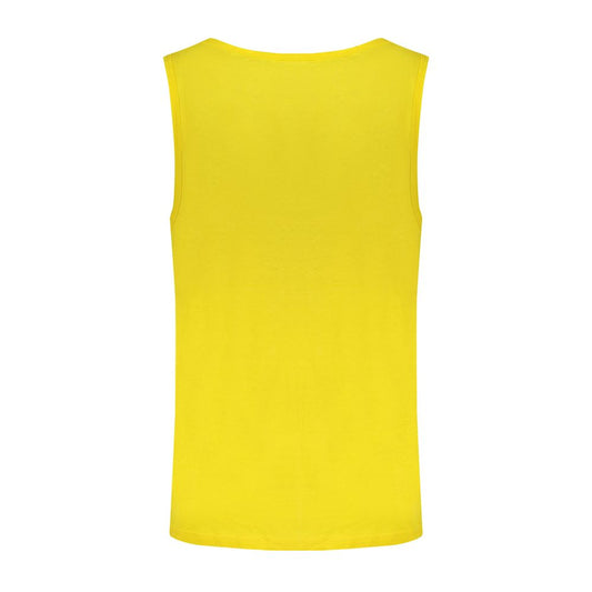 Yellow Cotton Men Tank Top-Norway 1963-LabelTerrace.com
