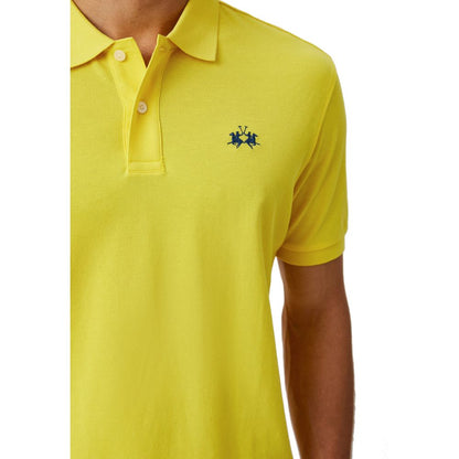 Yellow Cotton Polo Shirt