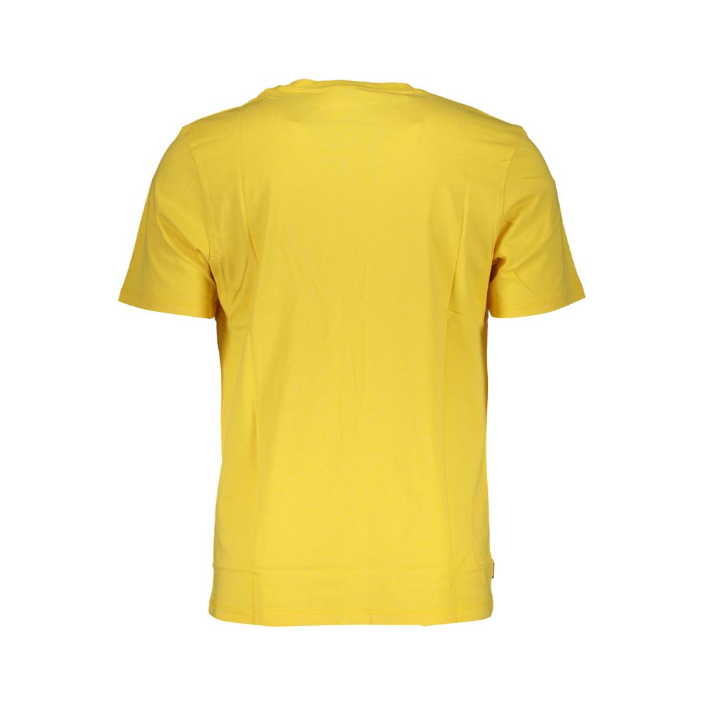 Yellow Cotton T-Shirt-Timberland-LabelTerrace.com