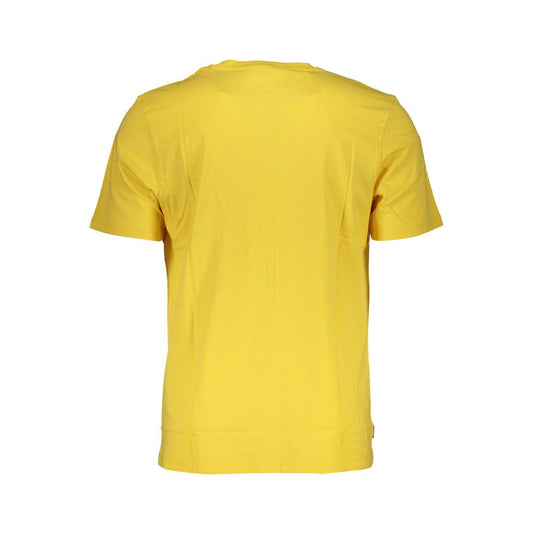 Yellow Cotton T-Shirt-Timberland-LabelTerrace.com