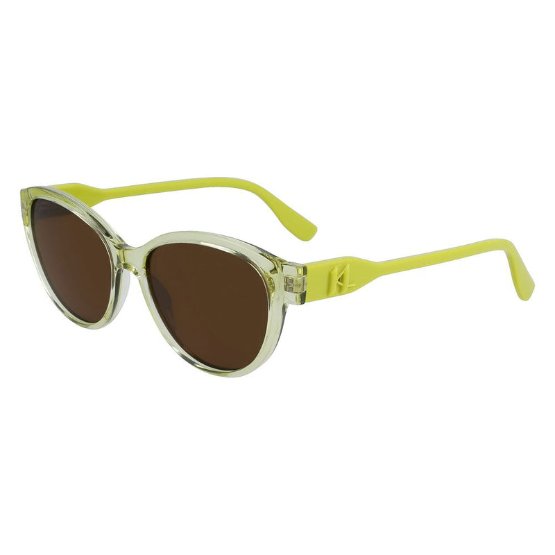 Yellow Injected Sunglasses-Karl Lagerfeld-LabelTerrace.com