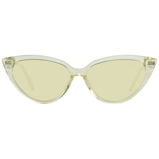 Yellow Metal Sunglasses-Emilio Pucci-LabelTerrace.com