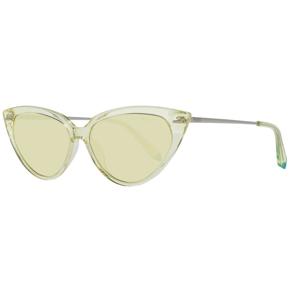 Yellow Metal Sunglasses-Emilio Pucci-LabelTerrace.com