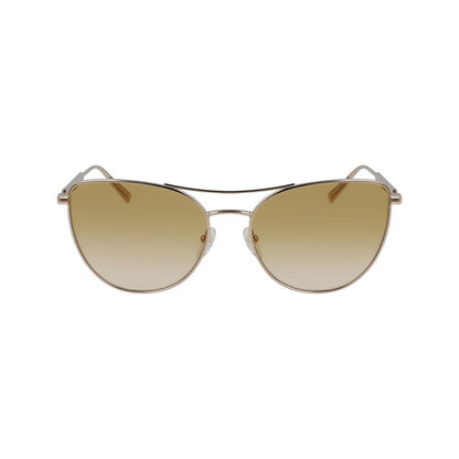 Yellow Metal Sunglasses-Longchamp-LabelTerrace.com