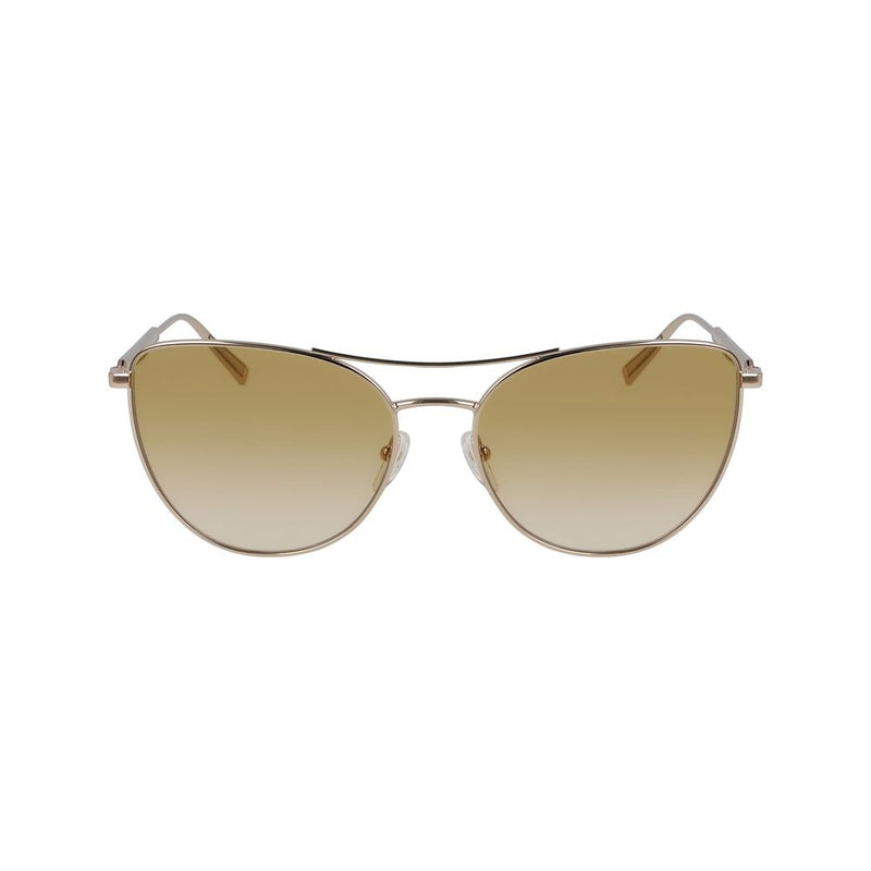 Yellow Metal Sunglasses-Longchamp-LabelTerrace.com