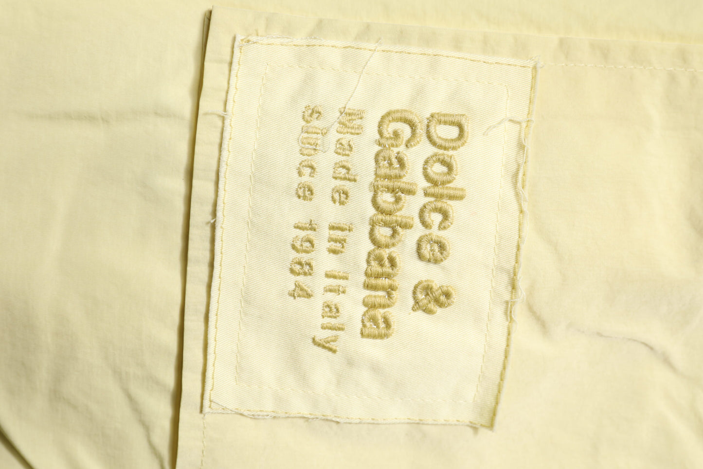 Yellow Nylon Cargo Chain Men Jogger Pants-Dolce & Gabbana-LabelTerrace.com