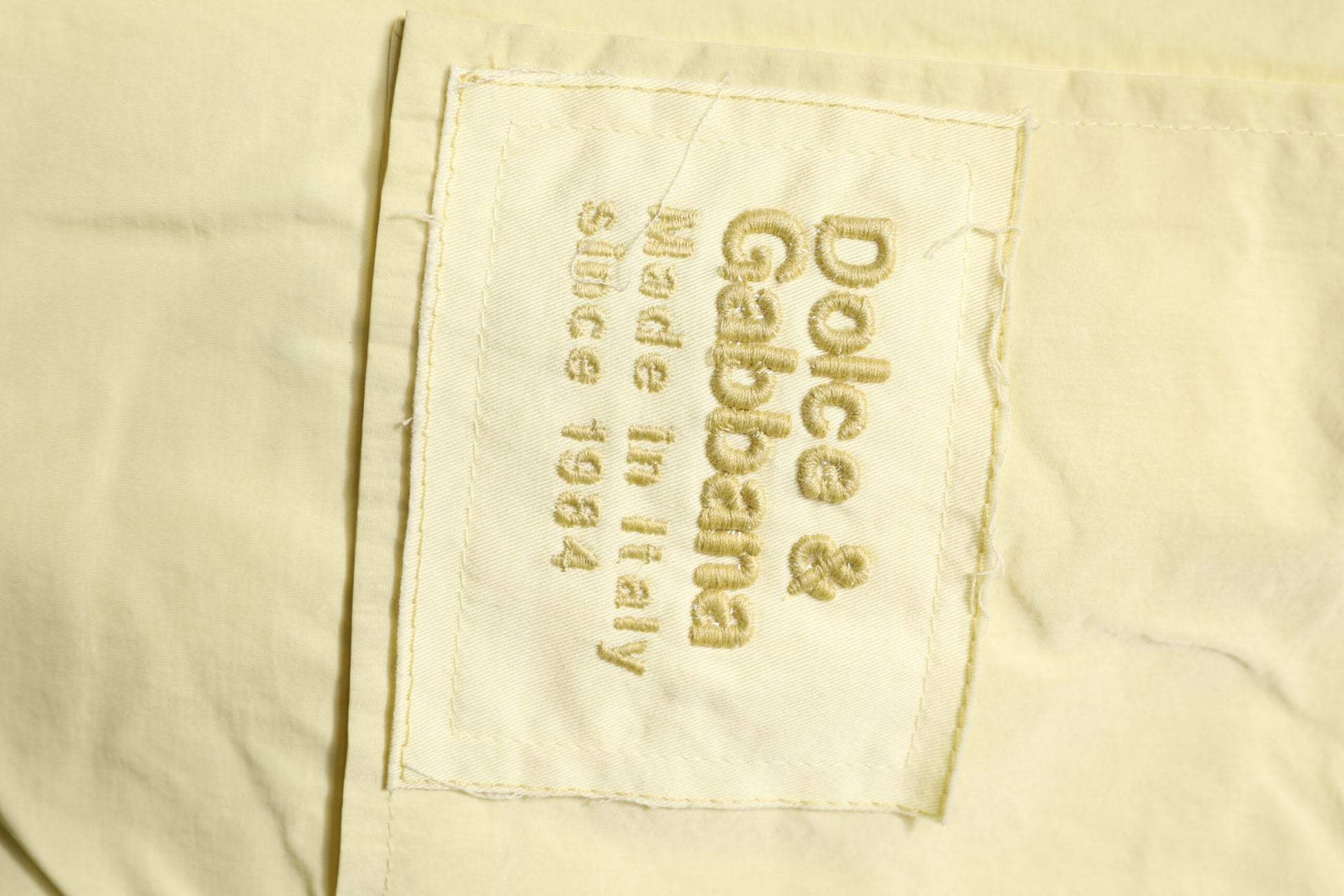 Yellow Nylon Cargo Chain Men Jogger Pants-Dolce & Gabbana-LabelTerrace.com