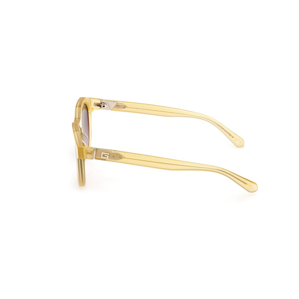 Yellow Plastic Sunglasses-Guess-LabelTerrace.com
