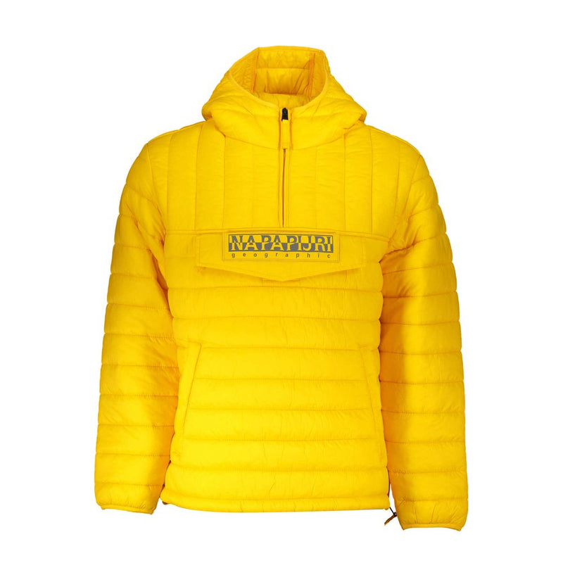 Yellow Polyamide Men Jacket-Napapijri-LabelTerrace.com