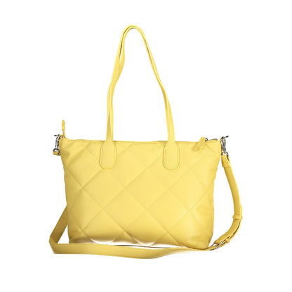 Yellow Polyethylene Handbag-Mario Valentino-LabelTerrace.com