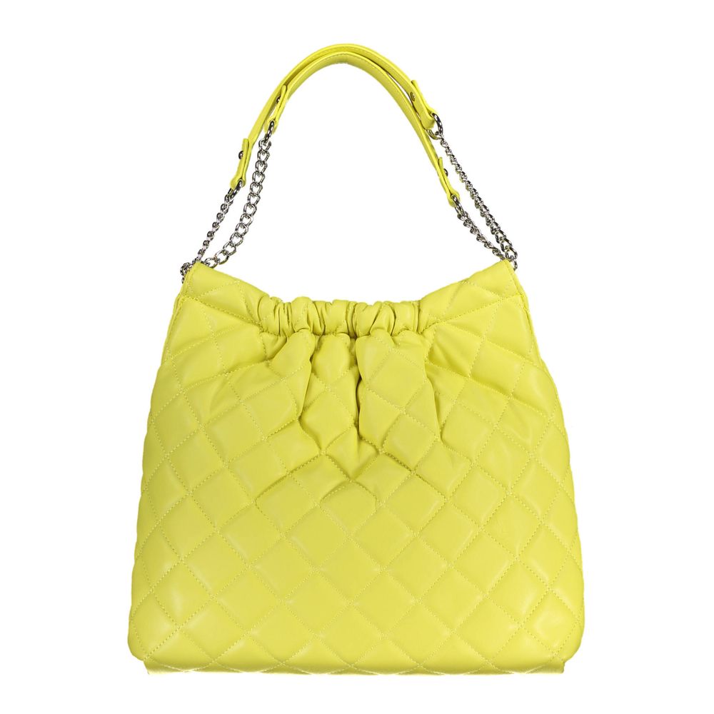 Yellow Polyethylene Handbag-Mario Valentino-LabelTerrace.com