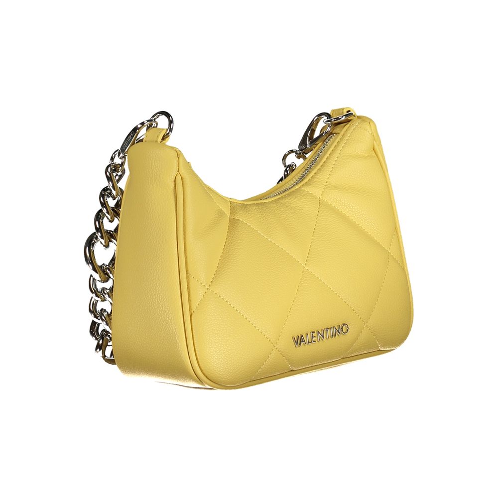 Yellow Polyethylene Handbag-Mario Valentino-LabelTerrace.com