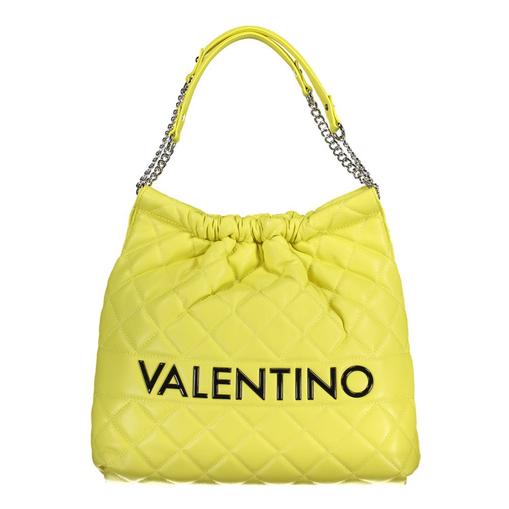 Yellow Polyethylene Handbag-Mario Valentino-LabelTerrace.com