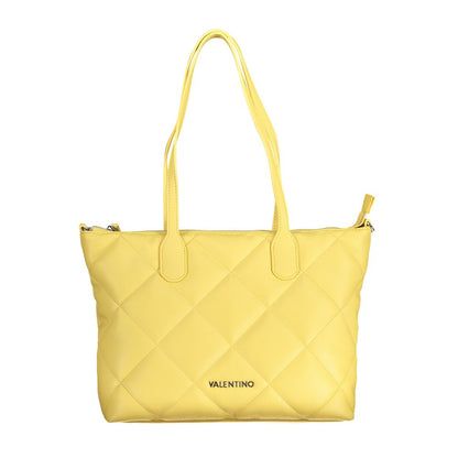 Yellow Polyethylene Handbag-Mario Valentino-LabelTerrace.com