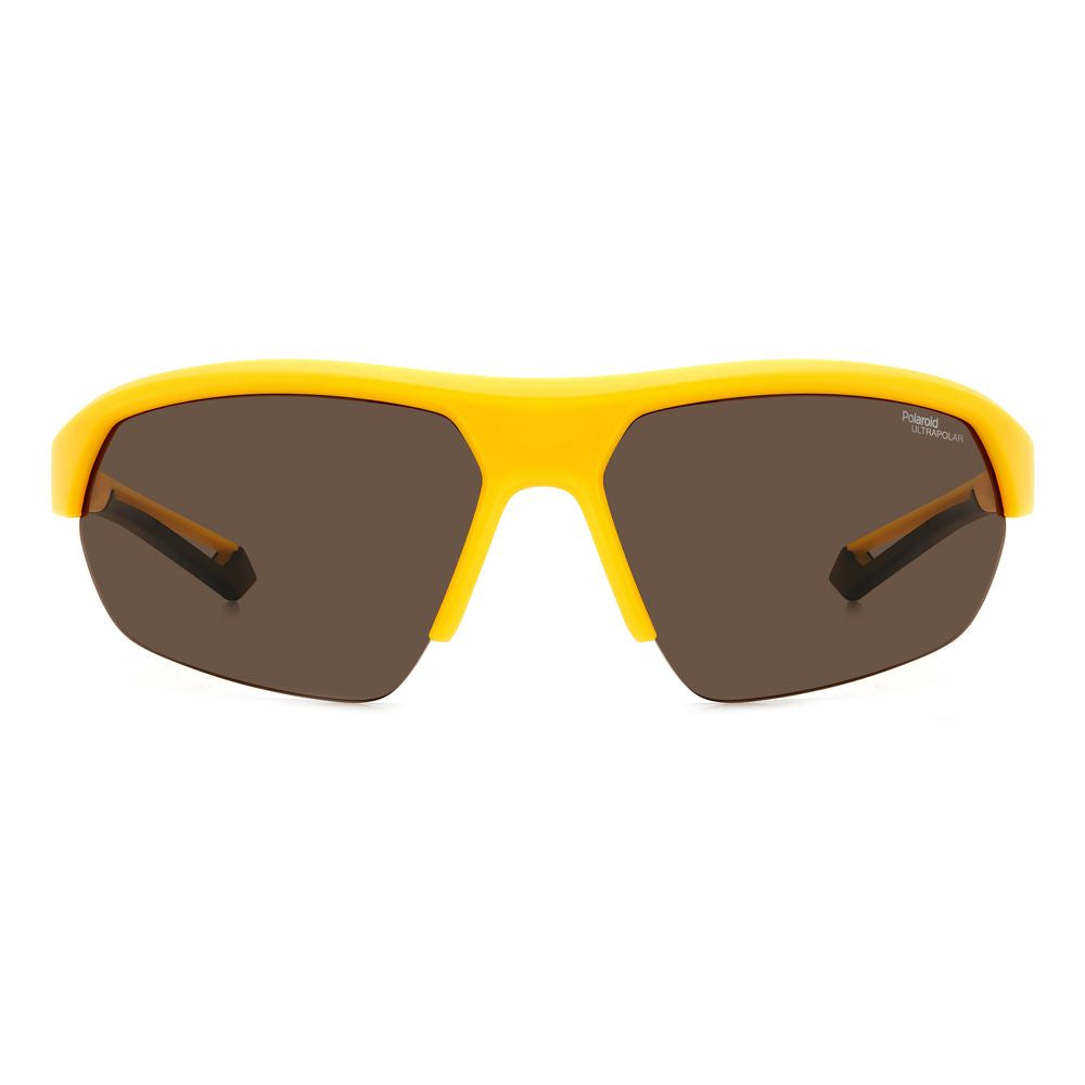 Yellow Resin Sunglasses-Polaroid-LabelTerrace.com
