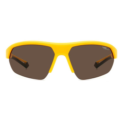 Yellow Resin Sunglasses-Polaroid-LabelTerrace.com