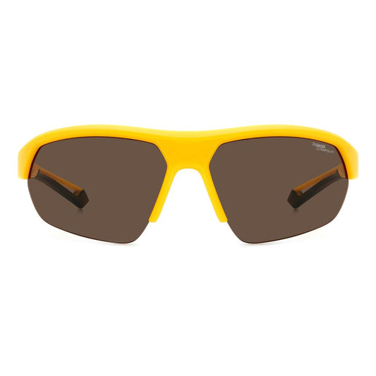 Yellow Resin Sunglasses-Polaroid-LabelTerrace.com