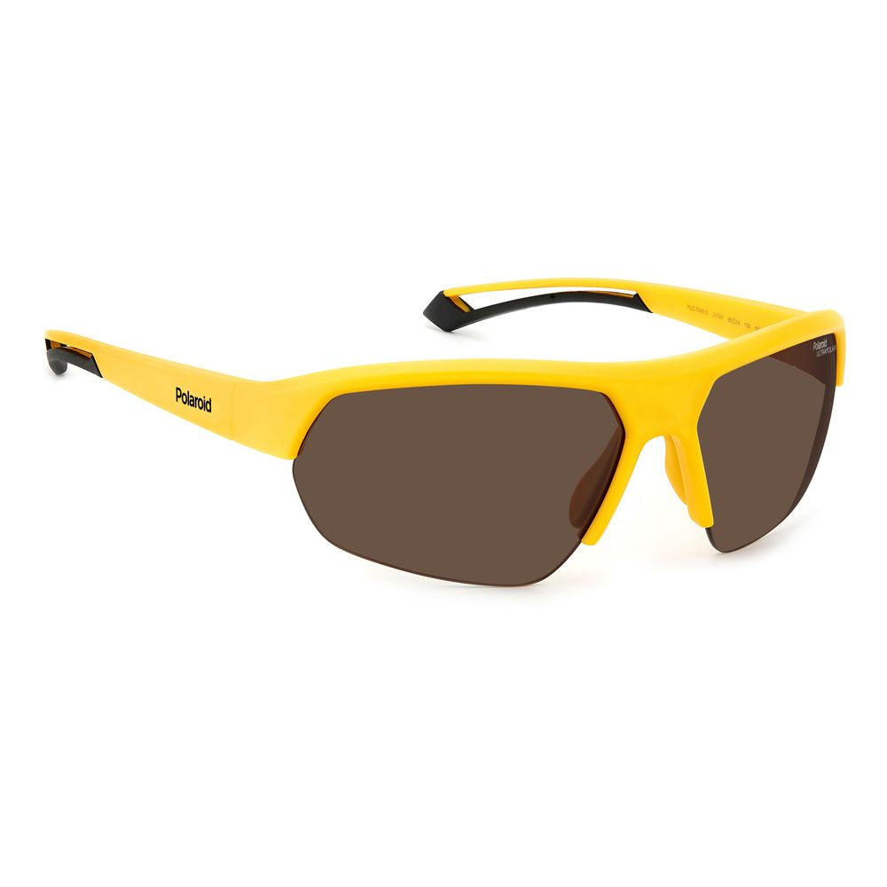 Yellow Resin Sunglasses-Polaroid-LabelTerrace.com