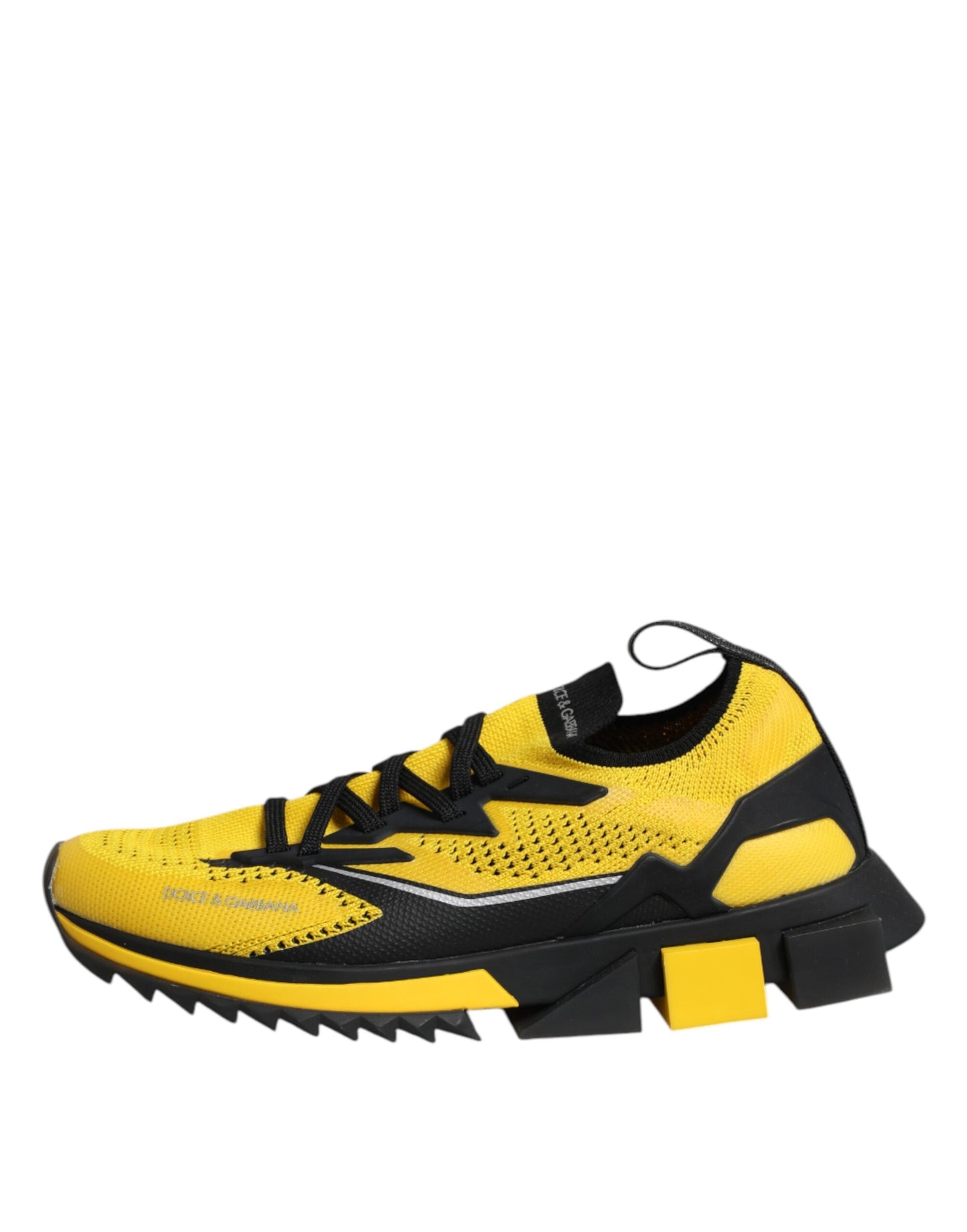 Yellow SORRENTO Sport Stretch Sneakers Shoes-Dolce & Gabbana-LabelTerrace.com