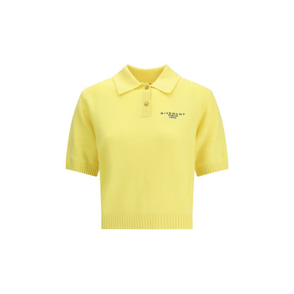 Yellow Wool Polo Shirt