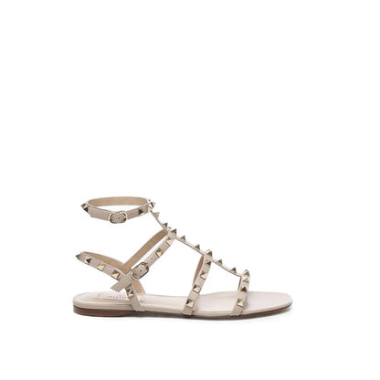 Rockstud flat sandals-Valentino Garavani-LabelTerrace.com