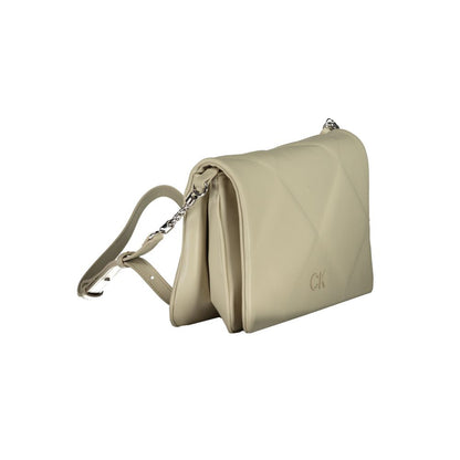 Beige Cotton Handbag-Calvin Klein-LabelTerrace.com