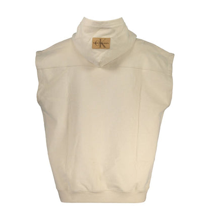 Beige Cotton Men Sweater-Calvin Klein-LabelTerrace.com