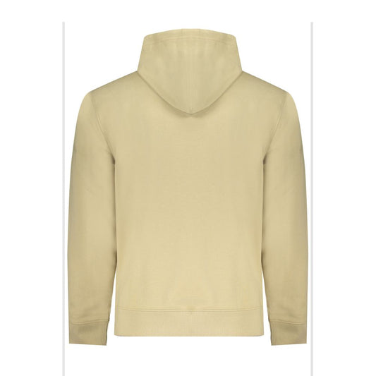 Beige Cotton Men Sweater