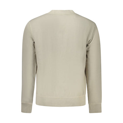 Beige Cotton Men Sweater-Hugo Boss-LabelTerrace.com