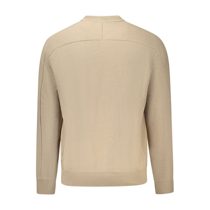Beige Cotton Men Sweater-Hugo Boss-LabelTerrace.com
