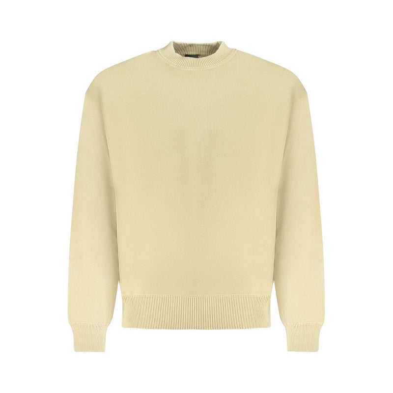 Beige Cotton Men Sweater-Hugo Boss-LabelTerrace.com