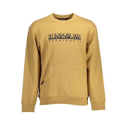 Beige Cotton Men Sweater-Napapijri-LabelTerrace.com