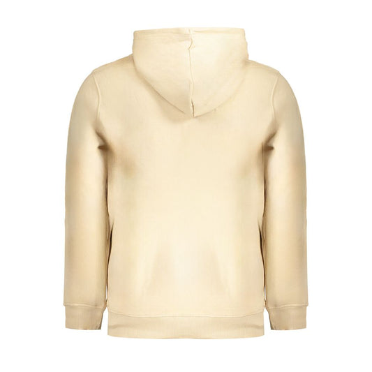 Beige Cotton Men Sweater