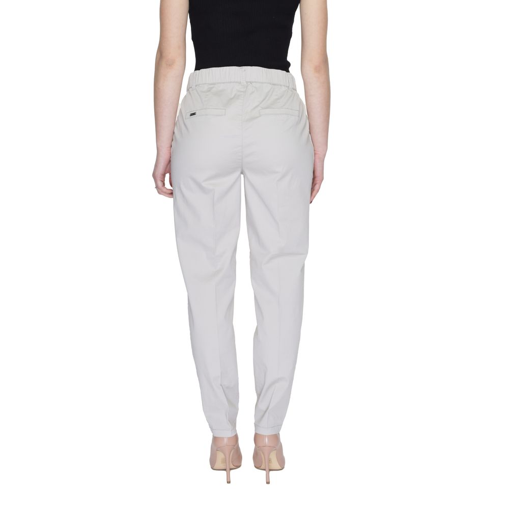Beige Cotton Pant-Street One-LabelTerrace.com