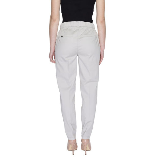 Beige Cotton Pant-Street One-LabelTerrace.com
