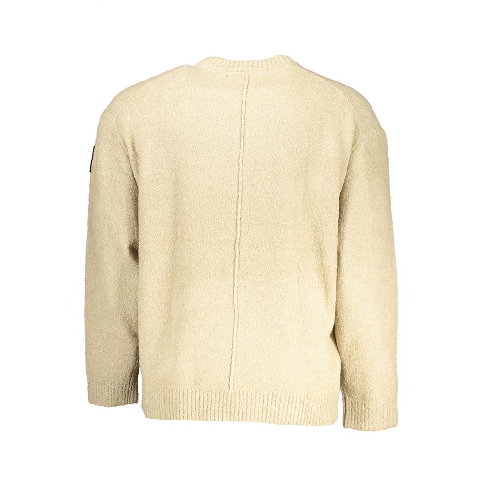 Beige Cotton Sweater-Calvin Klein-LabelTerrace.com