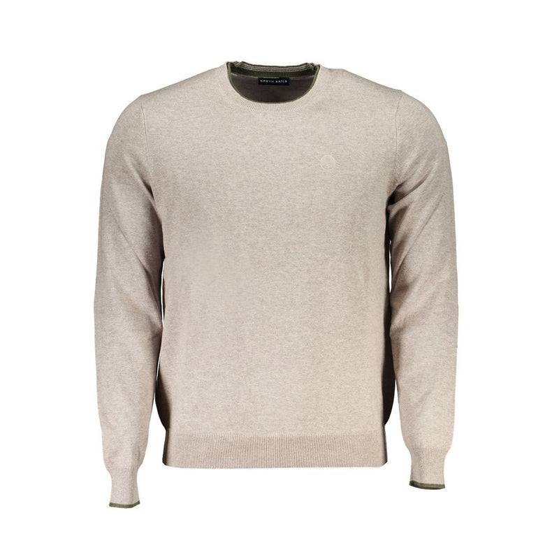 Beige Cotton Sweater-North Sails-LabelTerrace.com