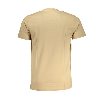 Beige Cotton T-Shirt-Cavalli Class-LabelTerrace.com
